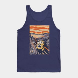 the screaming minion edvard munch Tank Top